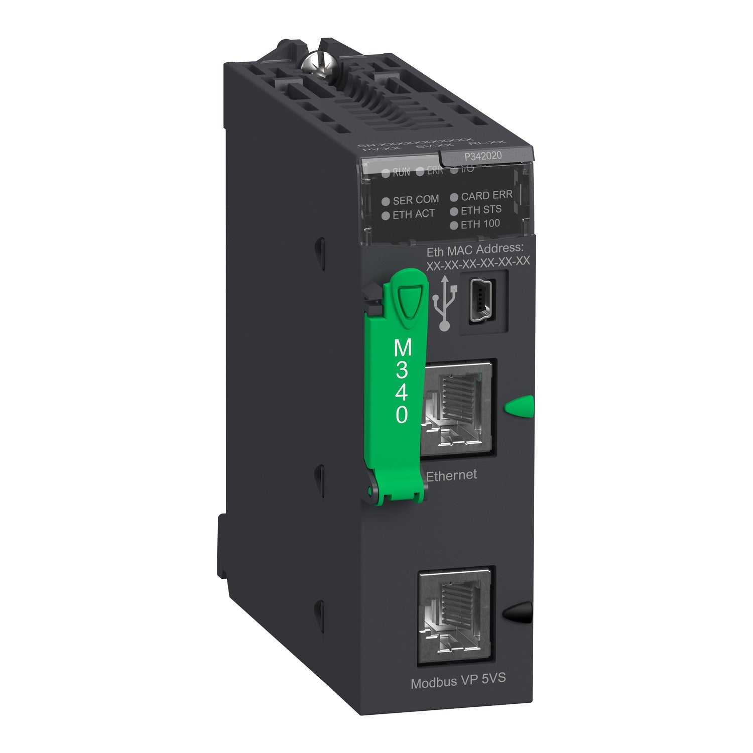 BMXP342020-Mód.-proces.-M340-–-máx.-1024-E/S-digital-+-256-analógicas-Modbus-Ethernet