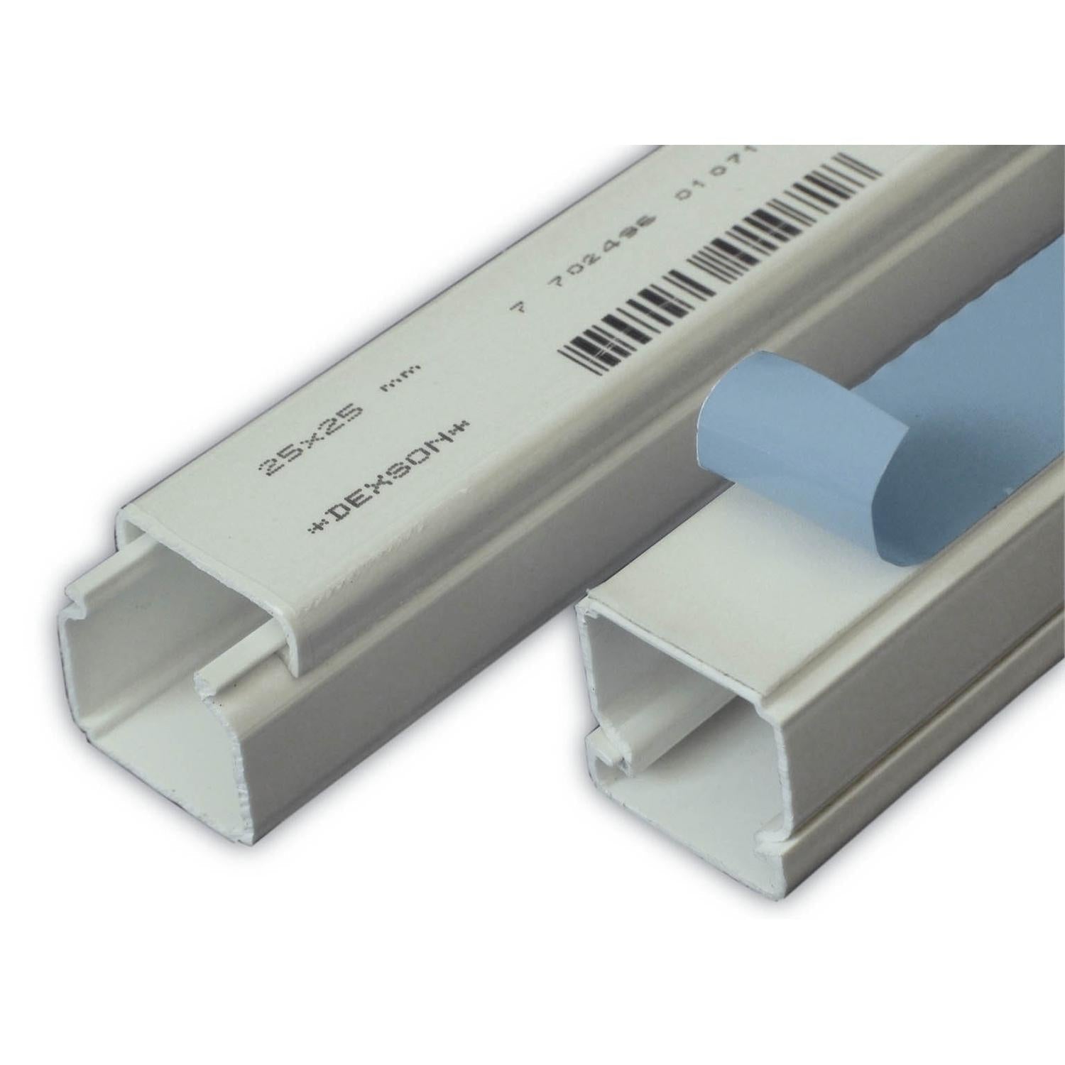 DXN10081-Canaleta-Dexson-Blanca-25x25mm