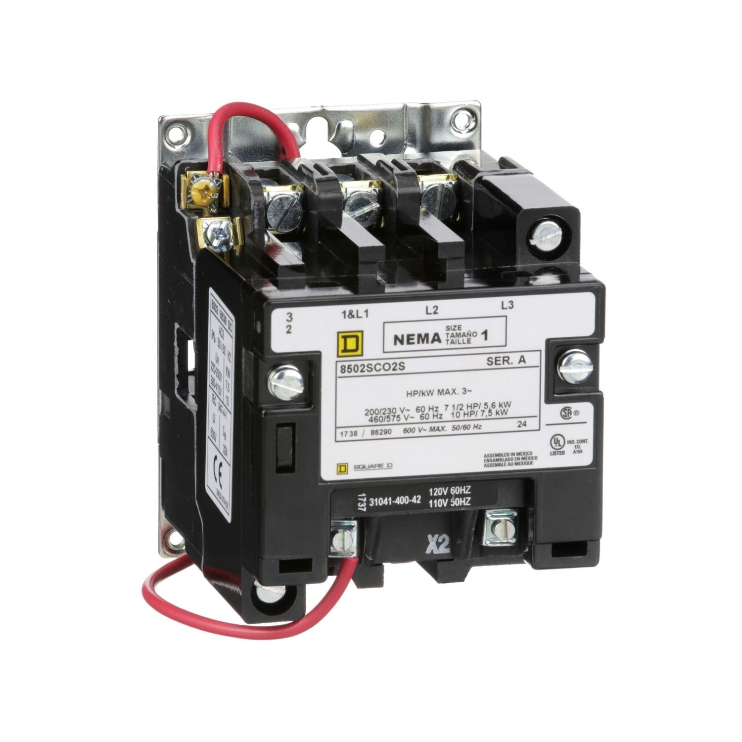 8502SCO2V02S-Contactor-NEMA,-Tipo-S,-27A,-10-HP-at-575-VAC,-3-Fases,-up-to-100-kA,-3P,-120-VAC-coil