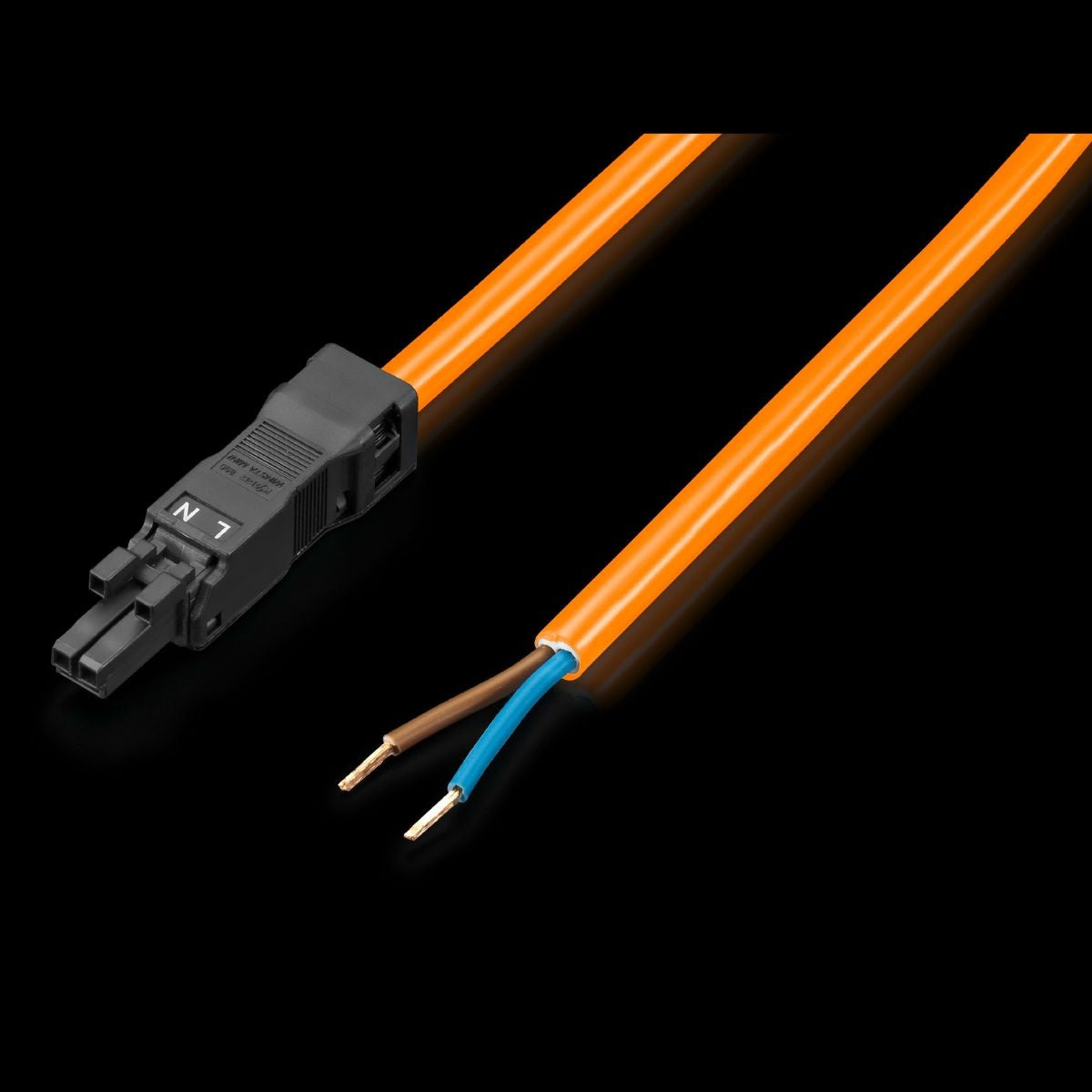 2500420-U Cable de alimentación de 2 polos, 100-240VAC, 3m de longitud. x 1 Pza