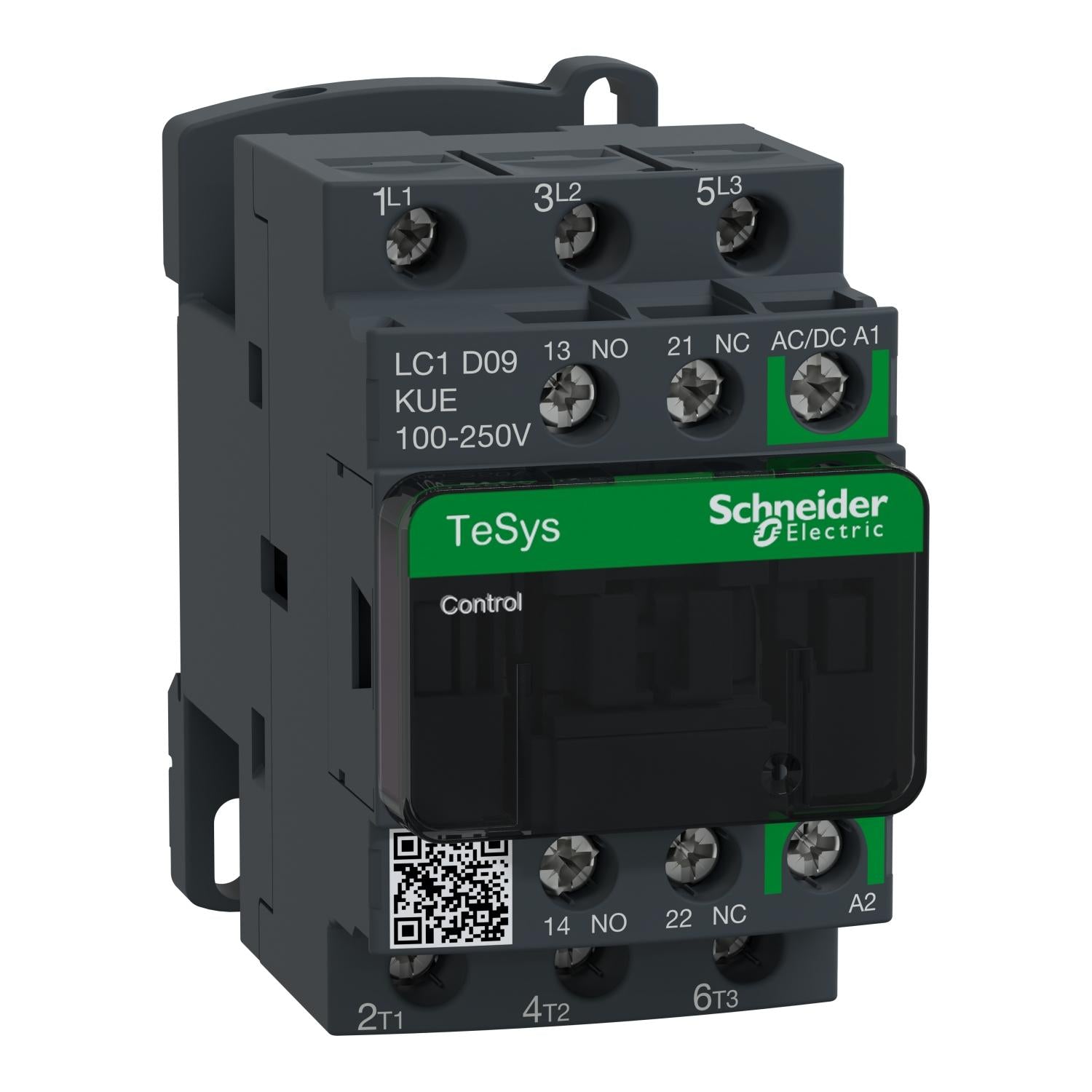 LC1D09KUE-Contactor-TeSys-D-3P-AC-3-440V-9A-Bobina-100-250-VAC-VDC