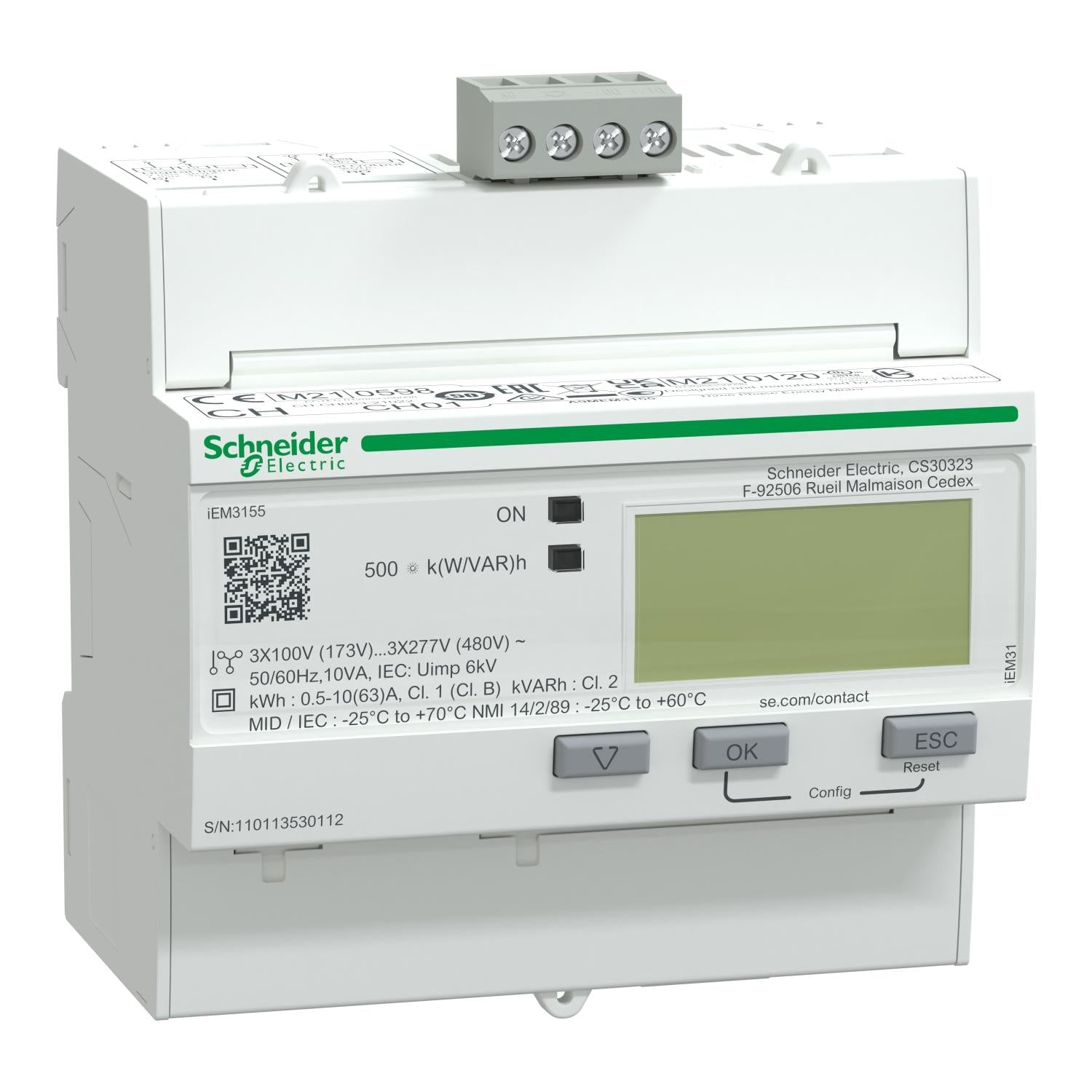 A9MEM3155-Medidor-de-Energía-iEM3155-63-A-Modbus-1-digital-I-1-digital-O-multi-tariff-MID