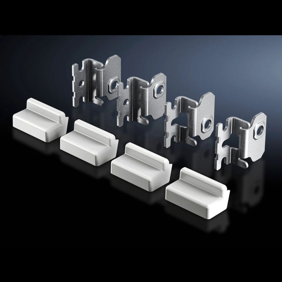 2433010 Soporte para fijación mural, para AX/KX de acero inoxidable 1.4301 (AISI 304), distancia a la pared: 20 mm