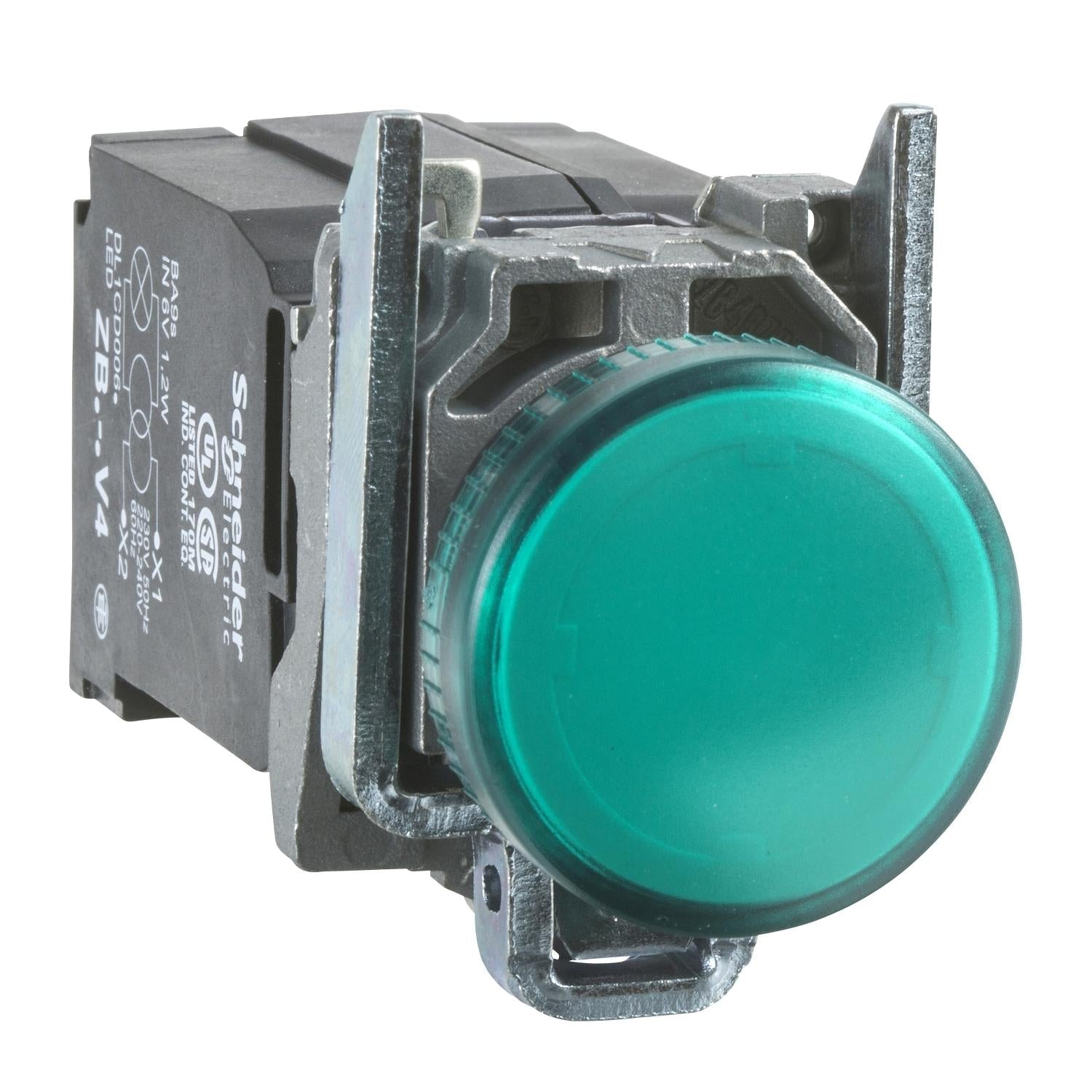 XB4BV8B3-Harmony-XB4,-Piloto-luminoso-verde-led-integrado-440...-460v