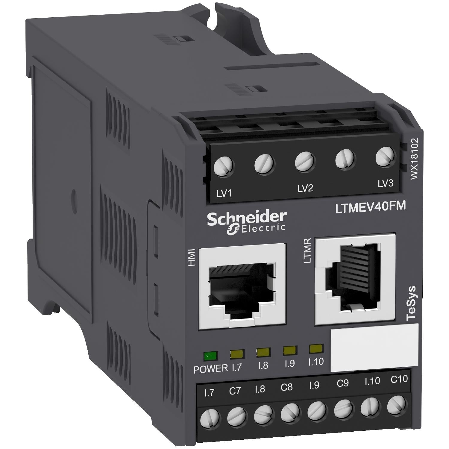 LTMEV40FM-Controlador-de-Motor-TeSys-T,-extension-module,-4-inputs,-para-LTMR-controller,-100-to-240-VAC