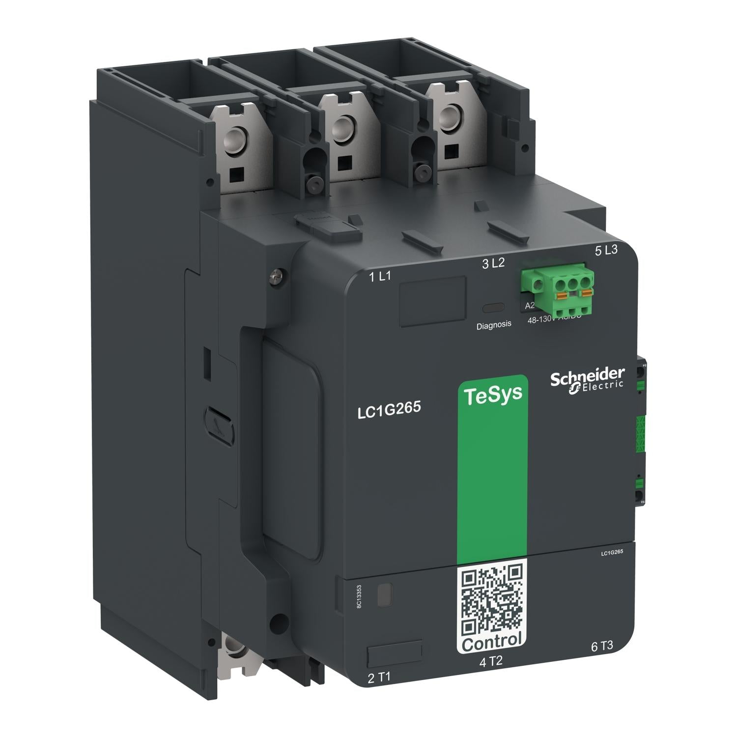 LC1G265KUEN-Contactor-de-alta-potencia-TeSys-Giga-3P-(3-NA)-AC-3-440V-265A