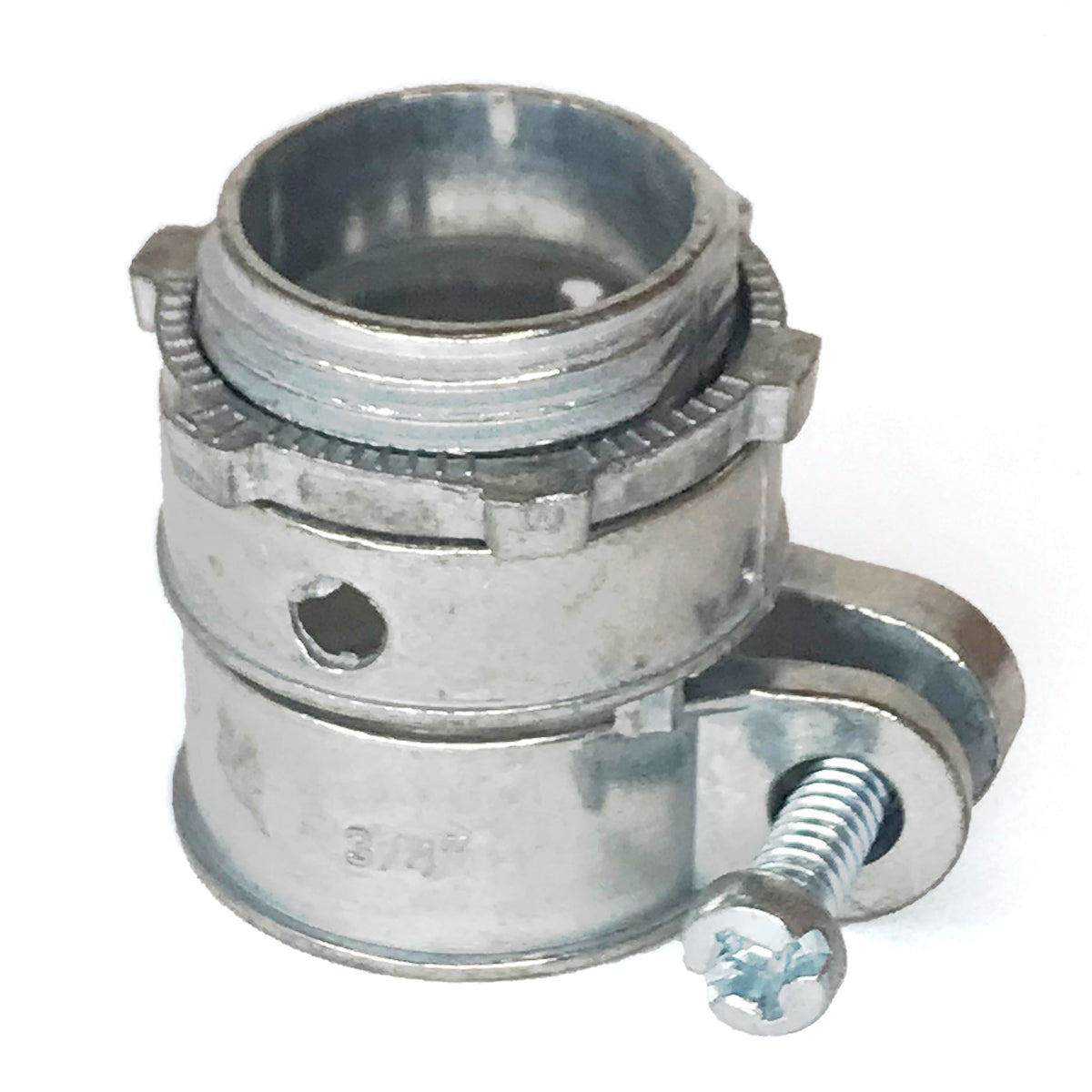 Conector-recto-para-tuberia-galvanizada-sin-forro-3/4"-ul