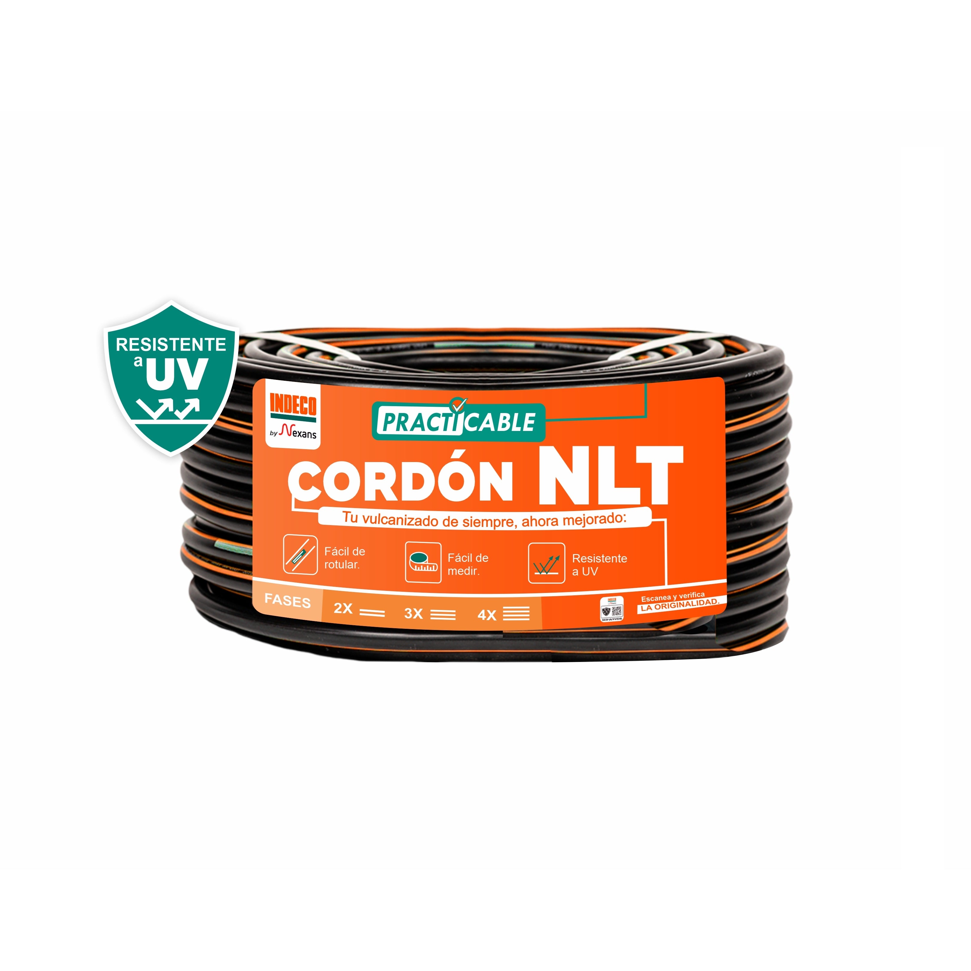 CABLE VULCANIZADO NLT 4x14AWG NEGRO 500V