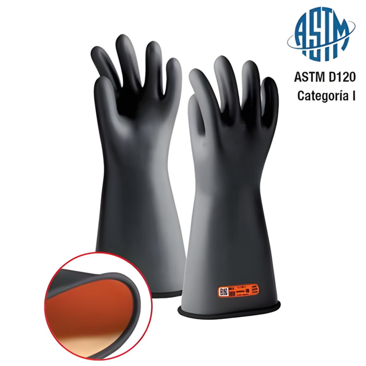 CGA-3-09-NB Guantes aislante clase 3 talla 9