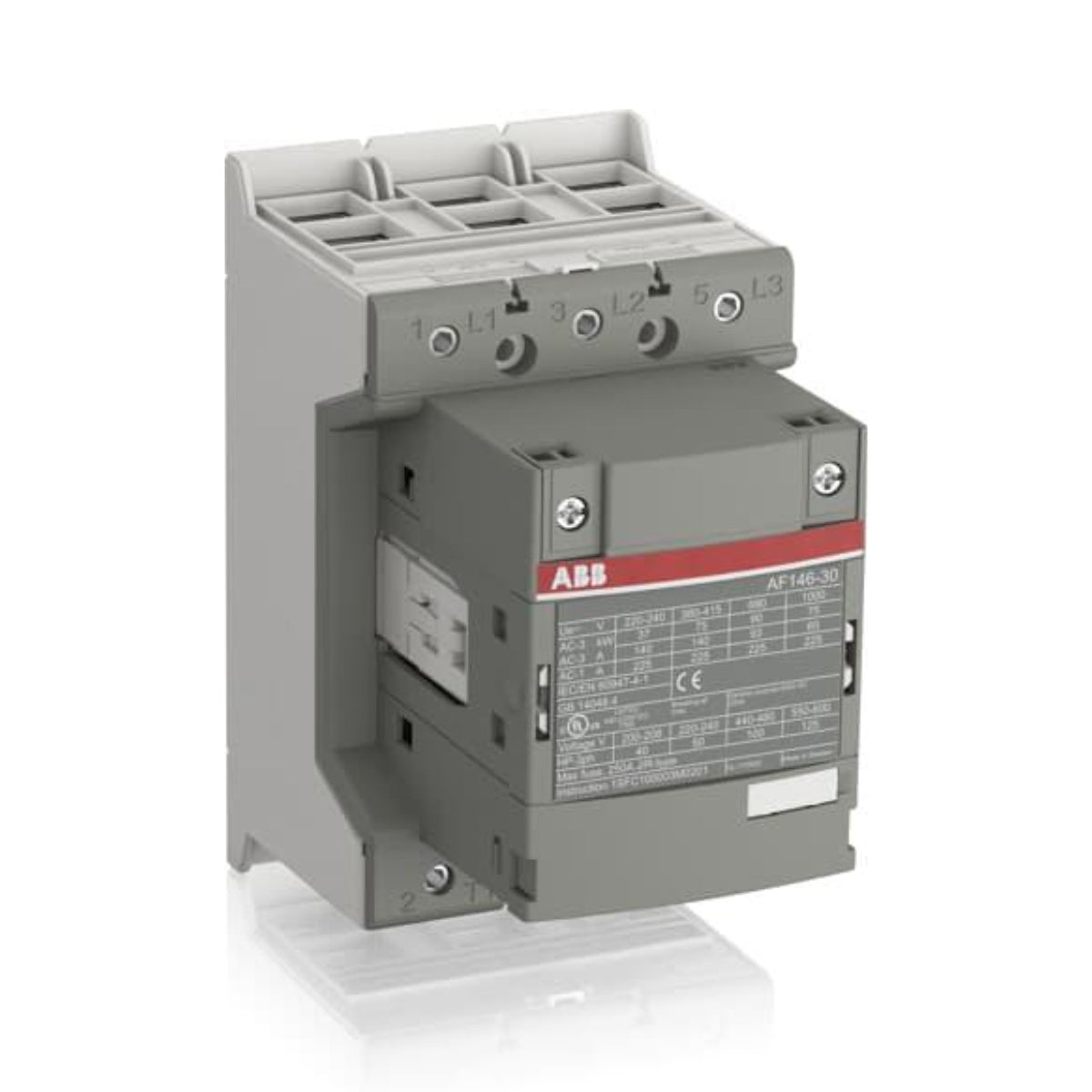 1SFL447001R1300 Contactor 3P, 140A/AC3, bob.100-250Vac/Vdc, AF140-30-00-13