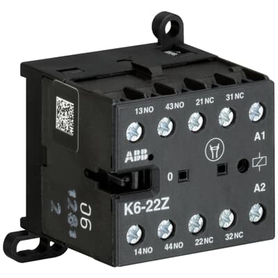 GJH1211001R8220-Mini-Contactor-Auxiliar,-2NA+2NC,-bob.-220…240Vac,-K6-22Z