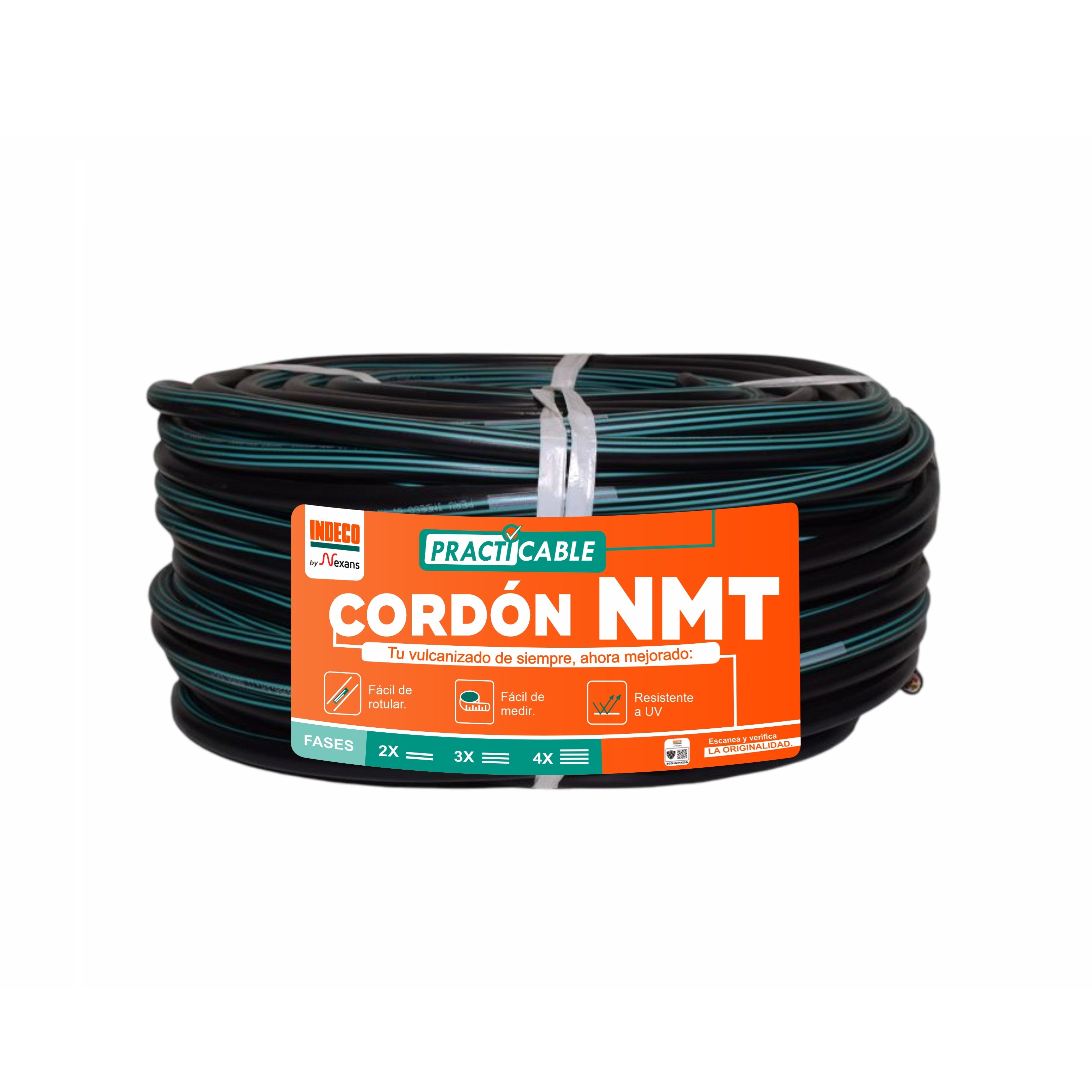 CABLE VULCANIZADO NMT 4x12AWG NEGRO 500V