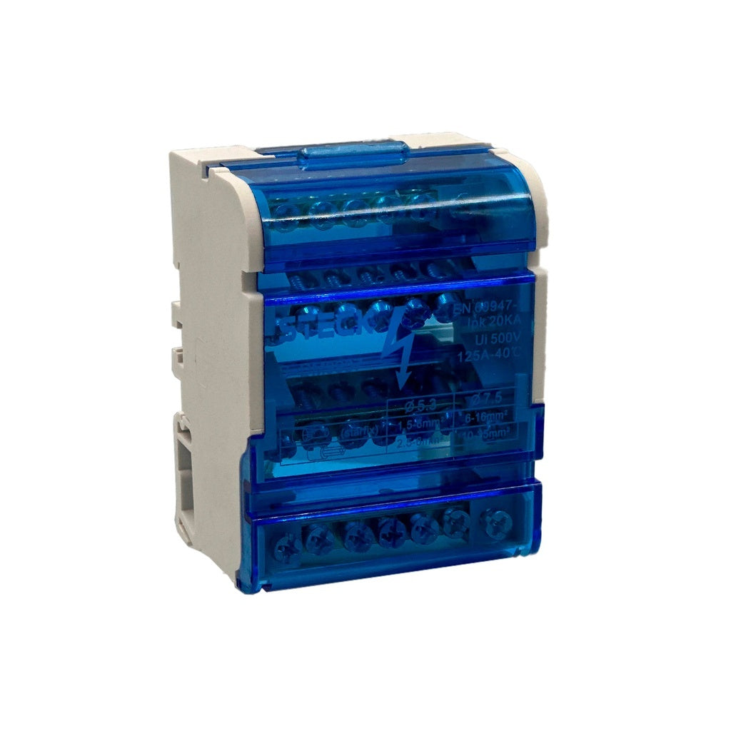 SDM9907-BLOQUE-DE-DISTRIBUCION-TETRAPOLAR-125A,-5+2-CONEXIONES,-20KA