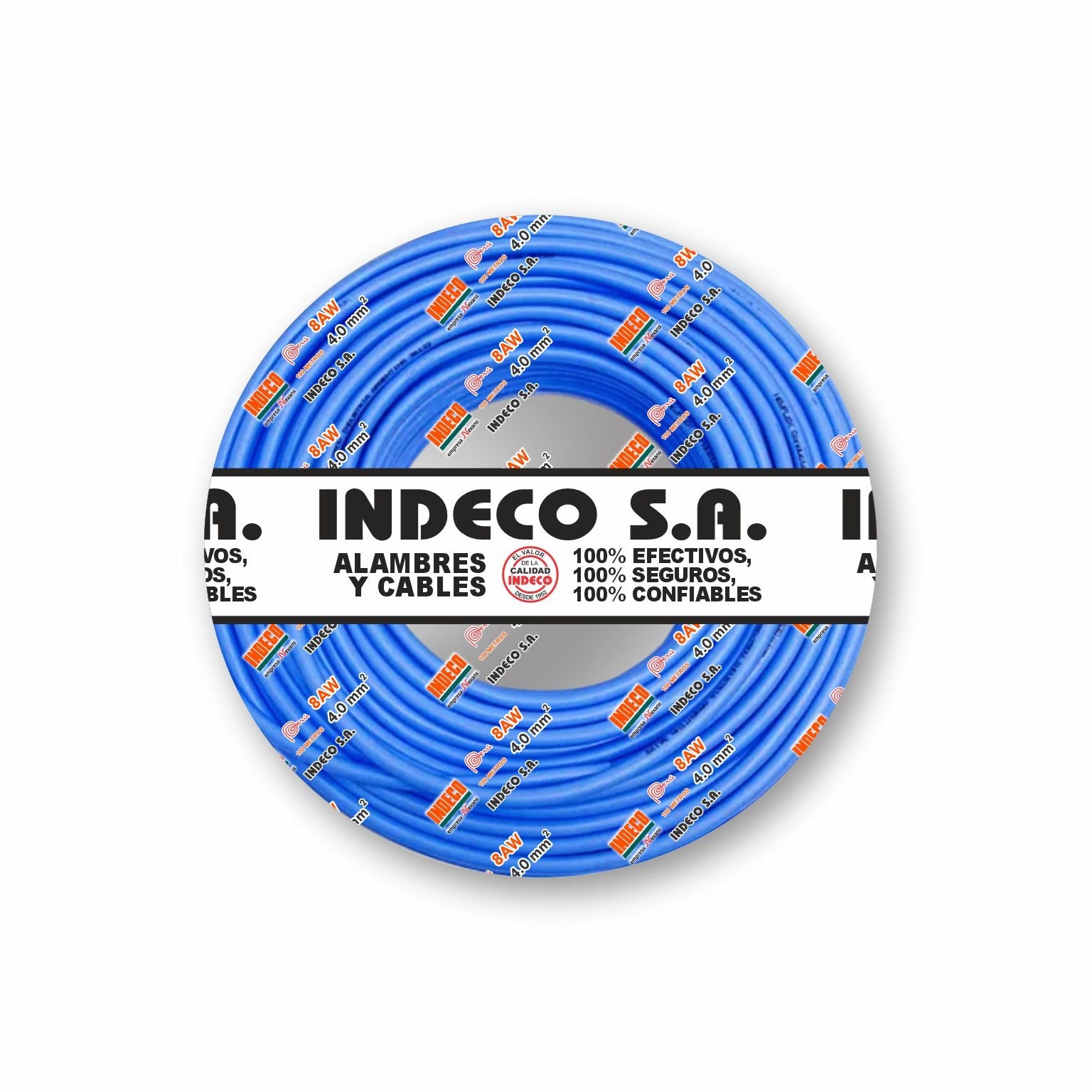 CABLE DE CONTROL GPT 8AWG. AZUL