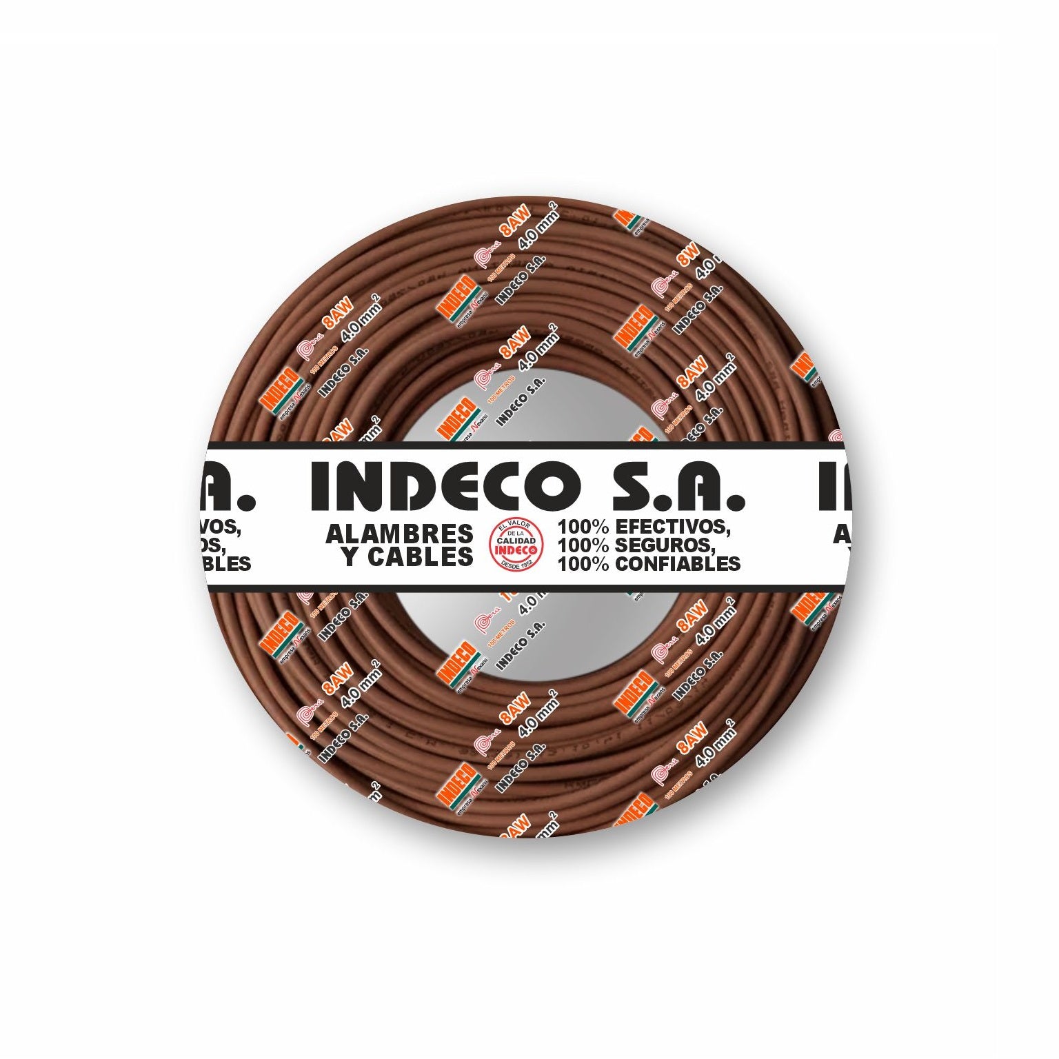 CABLE DE CONTROL GPT 8 AWG. MARRON