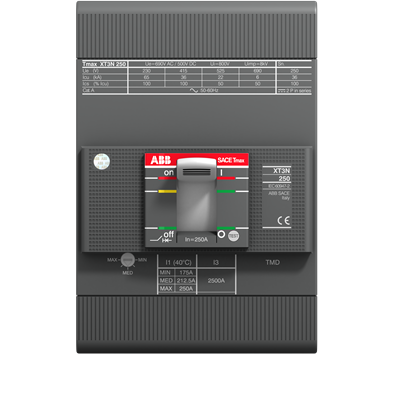 1SDA068055R1-Interruptor-Termomagnético-XT3N-250-TMD-100-1000-3P-F-F