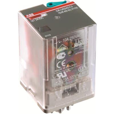 1SVR405621R1000-RELE-ENCAPSULADO-8-PINES-24V-DC,-10A,-IP40-2NA/NC