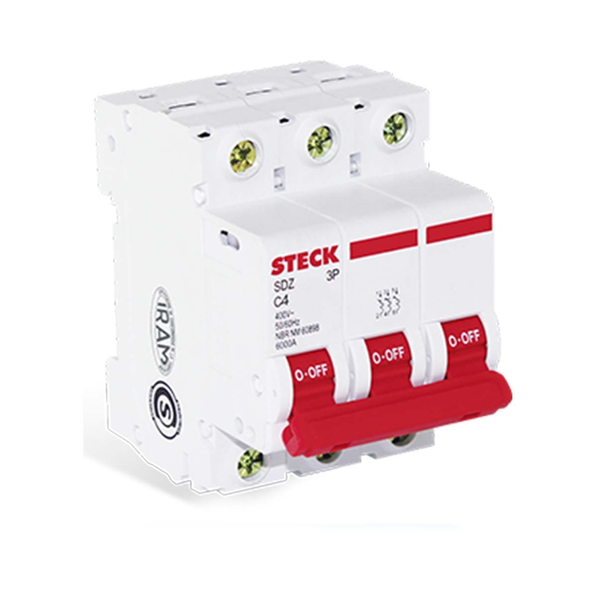 SDZD63C06-INTERRUPTOR-TERMOMAGNETICO-3X6A,-6KA/415V,-–-10KA/220V